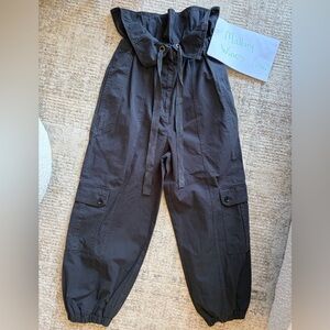Ulla Johnson Charcoal Cargo Pants